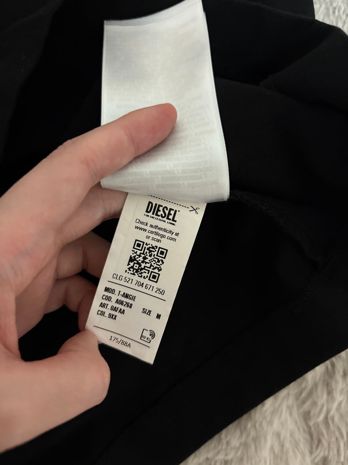 디젤 피카부 반팔티 M 상품이미지3