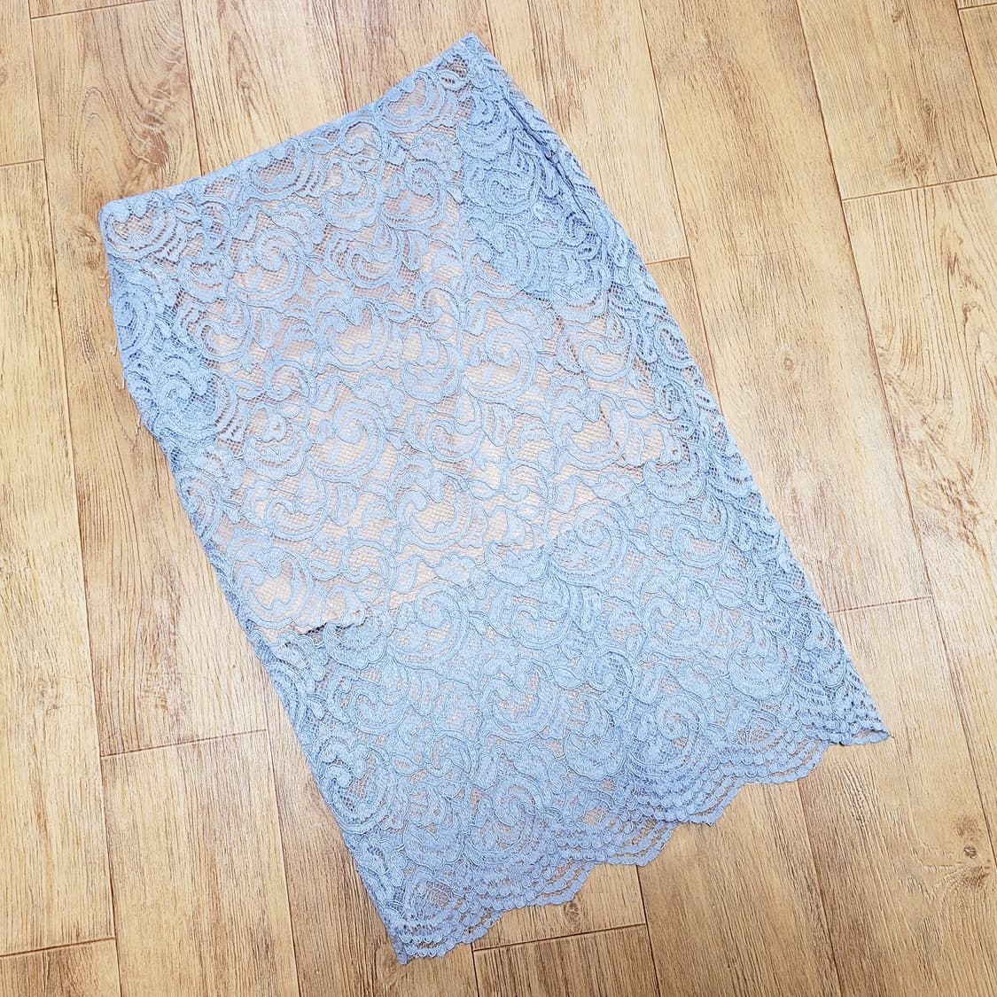 SYZ 퓨어실크 레이스스커트 55 새상품  상품이미지3