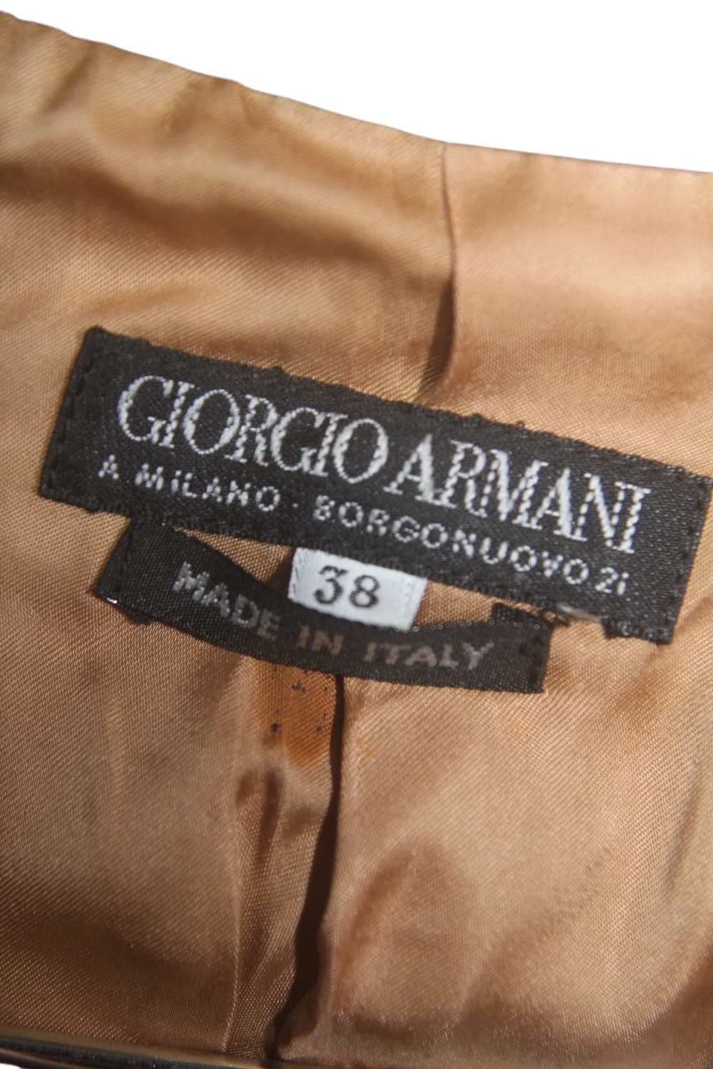 90s 조리지오 아르마니 카멜 헤어 케이프 자켓 상품이미지4
