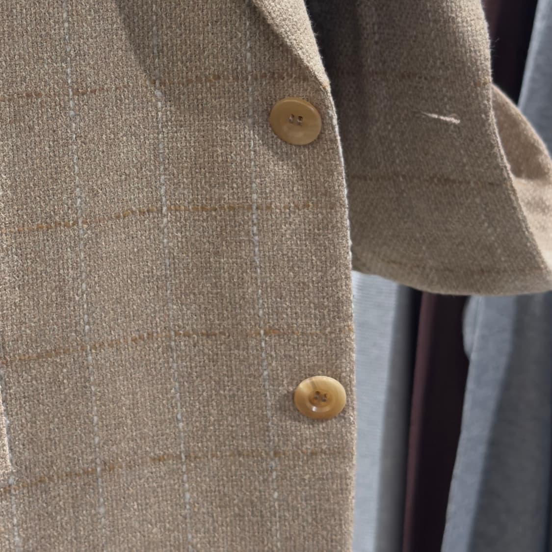 일본 테일러드 Mila Schon X Lonner 트위드 자켓 상품이미지5