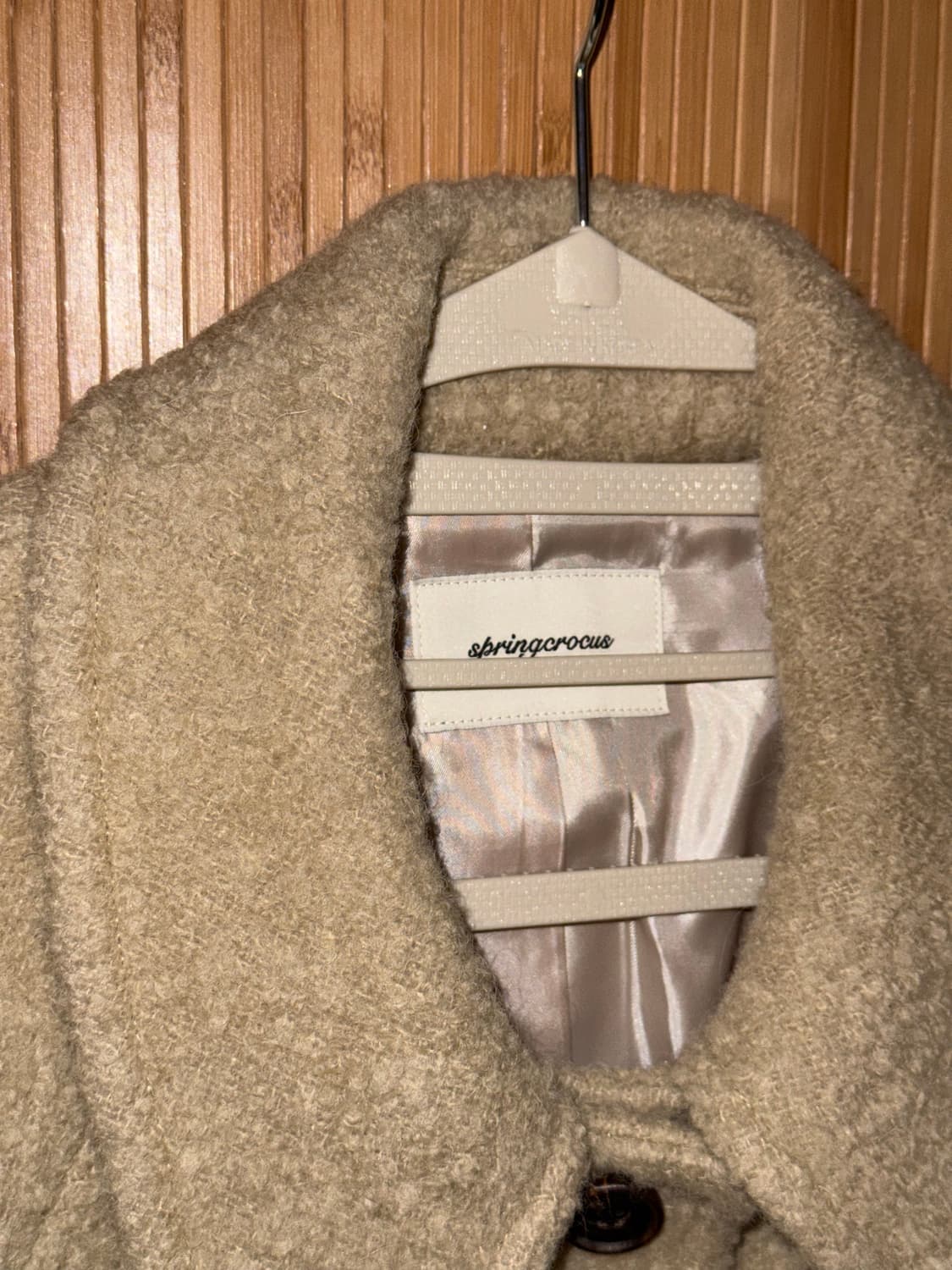 스프링크로커스 부클 하프 코트 (더스티 베이지) 상품이미지10