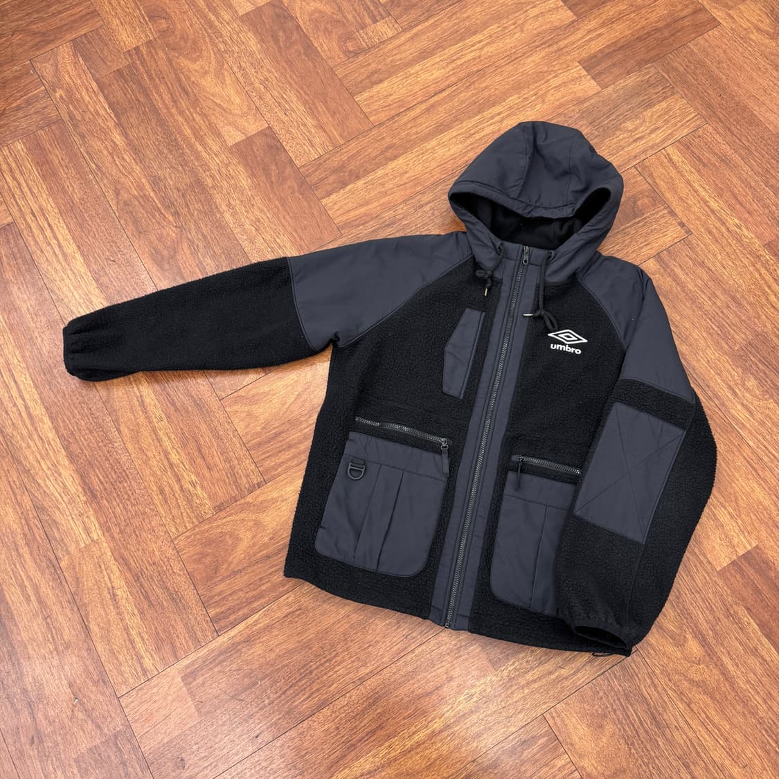 95(XL) 엄브로 코듀라 택트 플리스 쉐르파 집업 자켓 상품이미지2