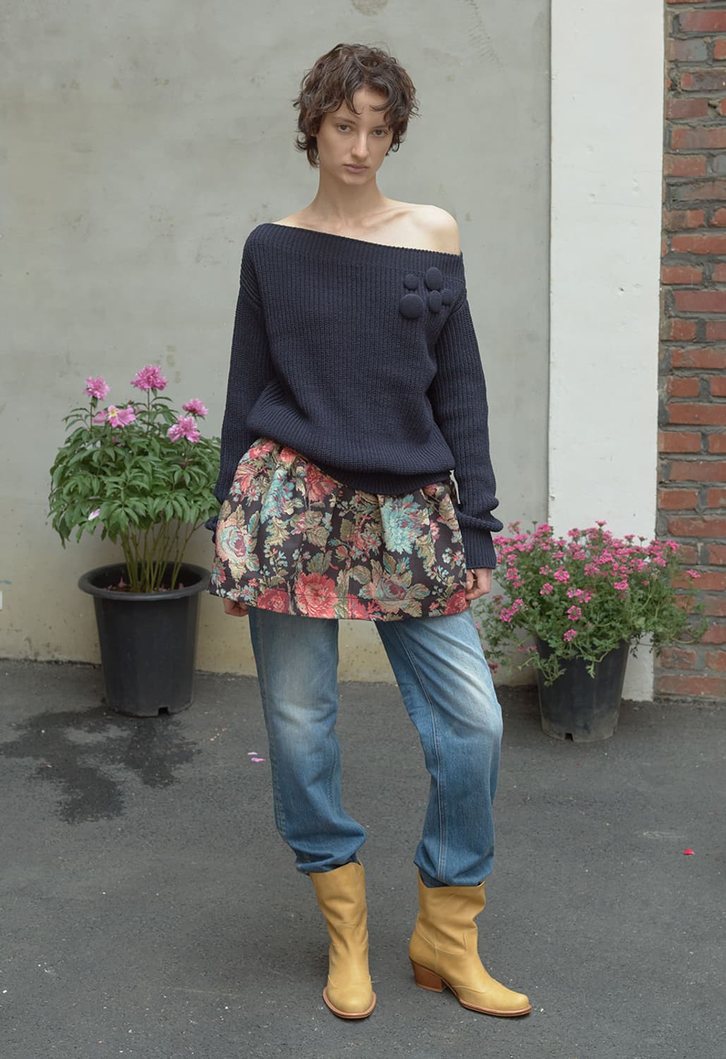 오픈와이와이 openyy 미니 플로럴 스커트  상품이미지2