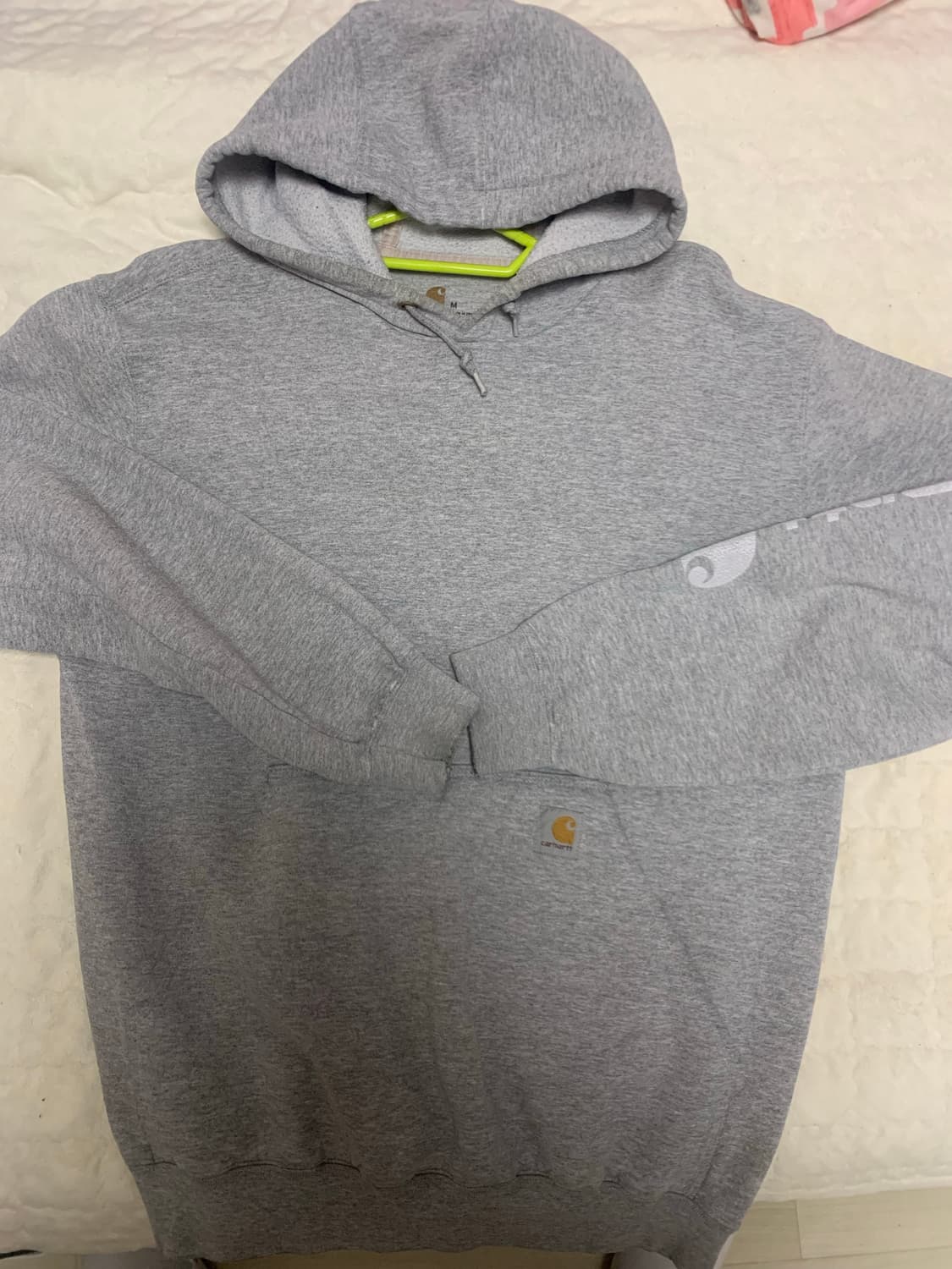 칼하트 회색 기모후드티 M사이즈 상품이미지1