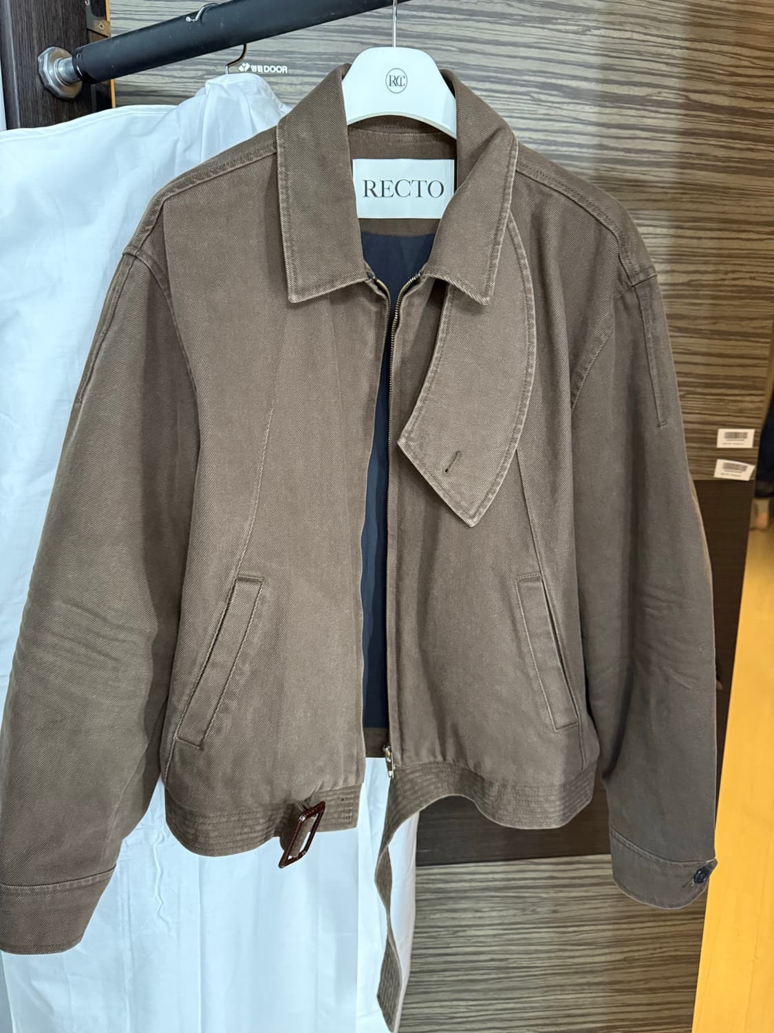 [M]렉토 24fw 빈티지 워시드 헤링턴 자켓 점퍼(빈티지 브라운) 상품이미지2