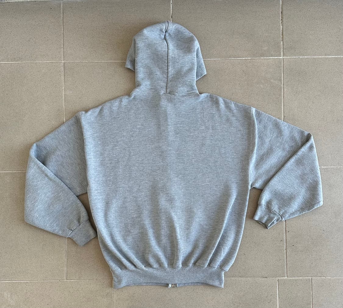 90s 빈티지 러셀 후드집업 그레이 L 상품이미지2