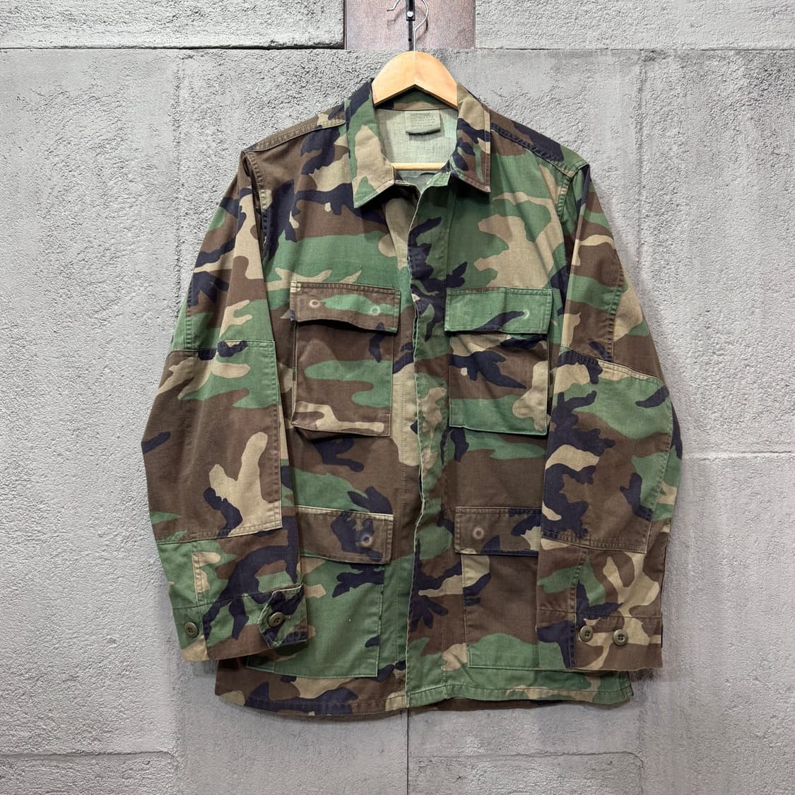 US Army 미군 우드랜드 카모 셔츠 (S)   상품이미지1