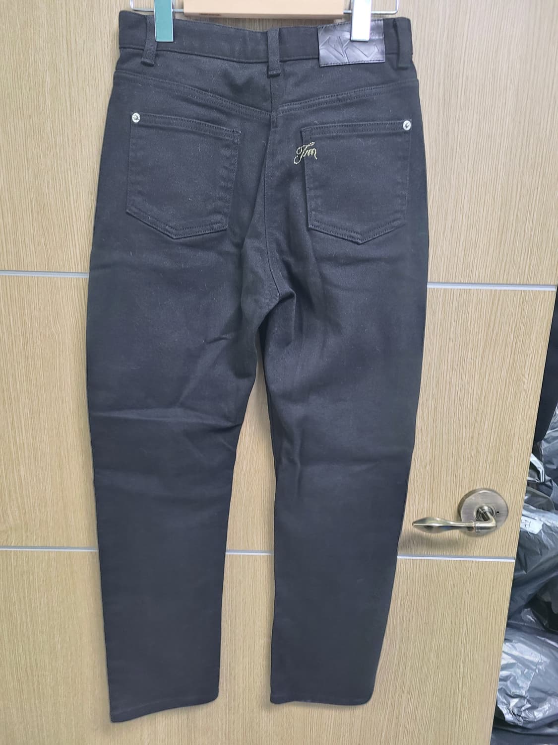 타임 블랙 데님 바지 64 상품이미지4