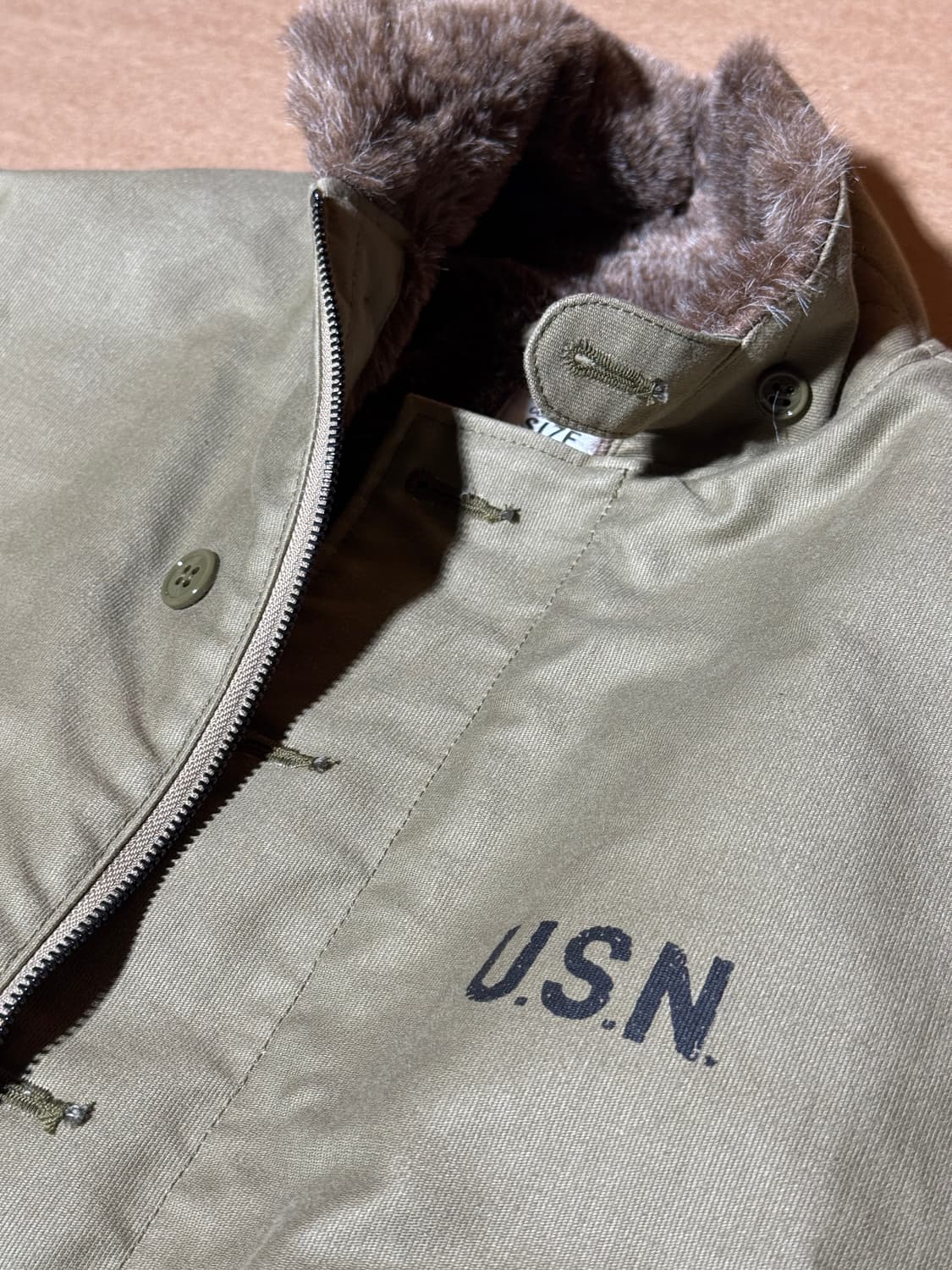 휴스턴 N-1 덱자켓 레귤러 탄색 상품이미지3