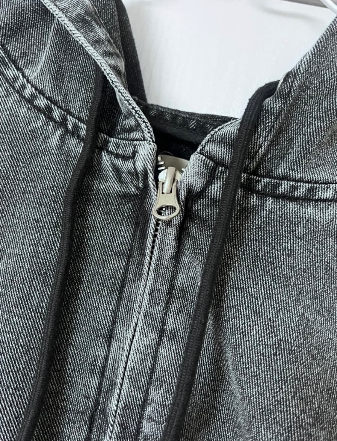 바이너리원 런크 투웨이 데님 후드점퍼 상품이미지4