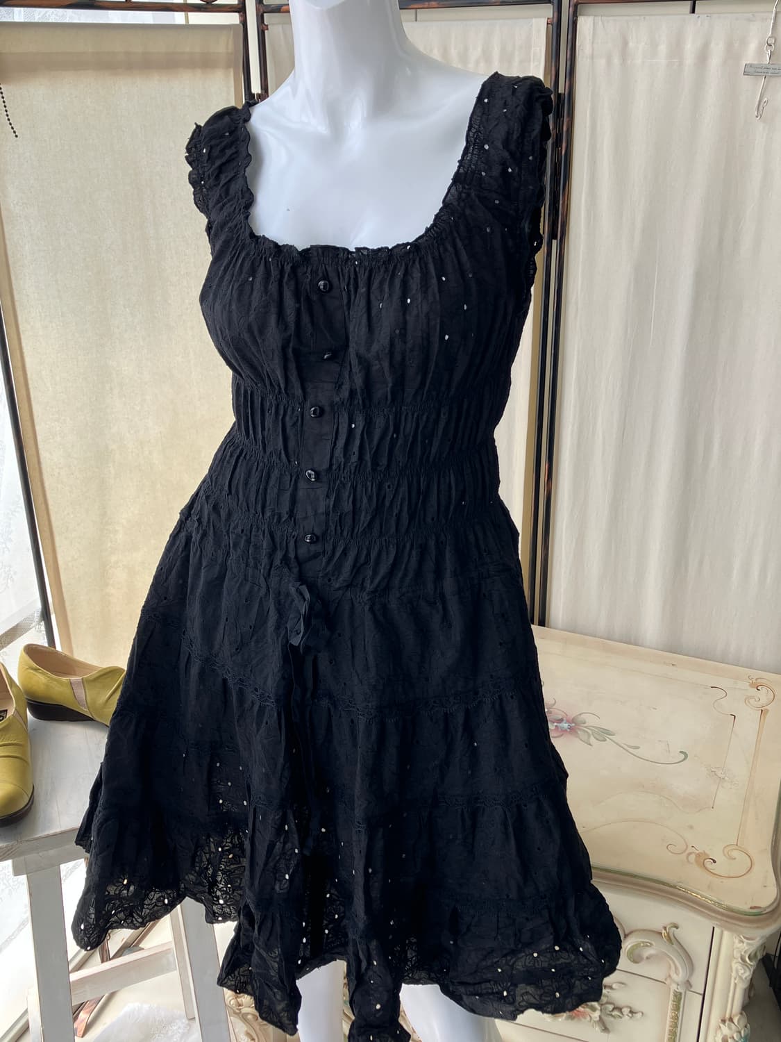 lace crochet sleeveless dress 상품이미지8