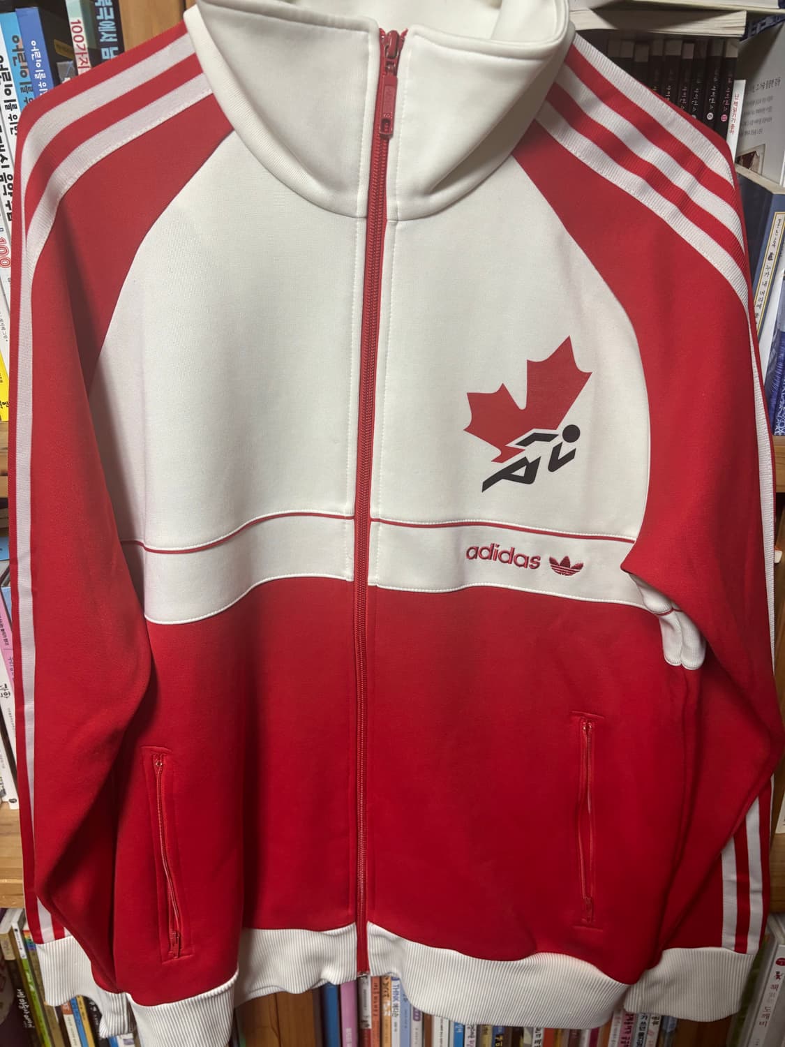 110) 국내판 아디다스 신캐나다 져지 트랙탑 상품이미지4