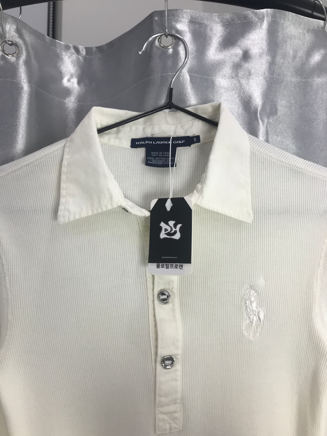 Ralph Lauren white collar top 상품이미지6