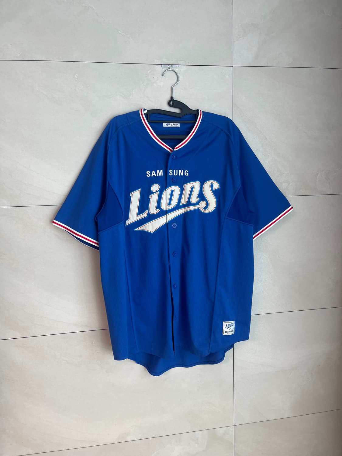 (2XL) 이승엽 마킹 삼성라이언즈X빈폴 야구 유니폼 상품이미지4