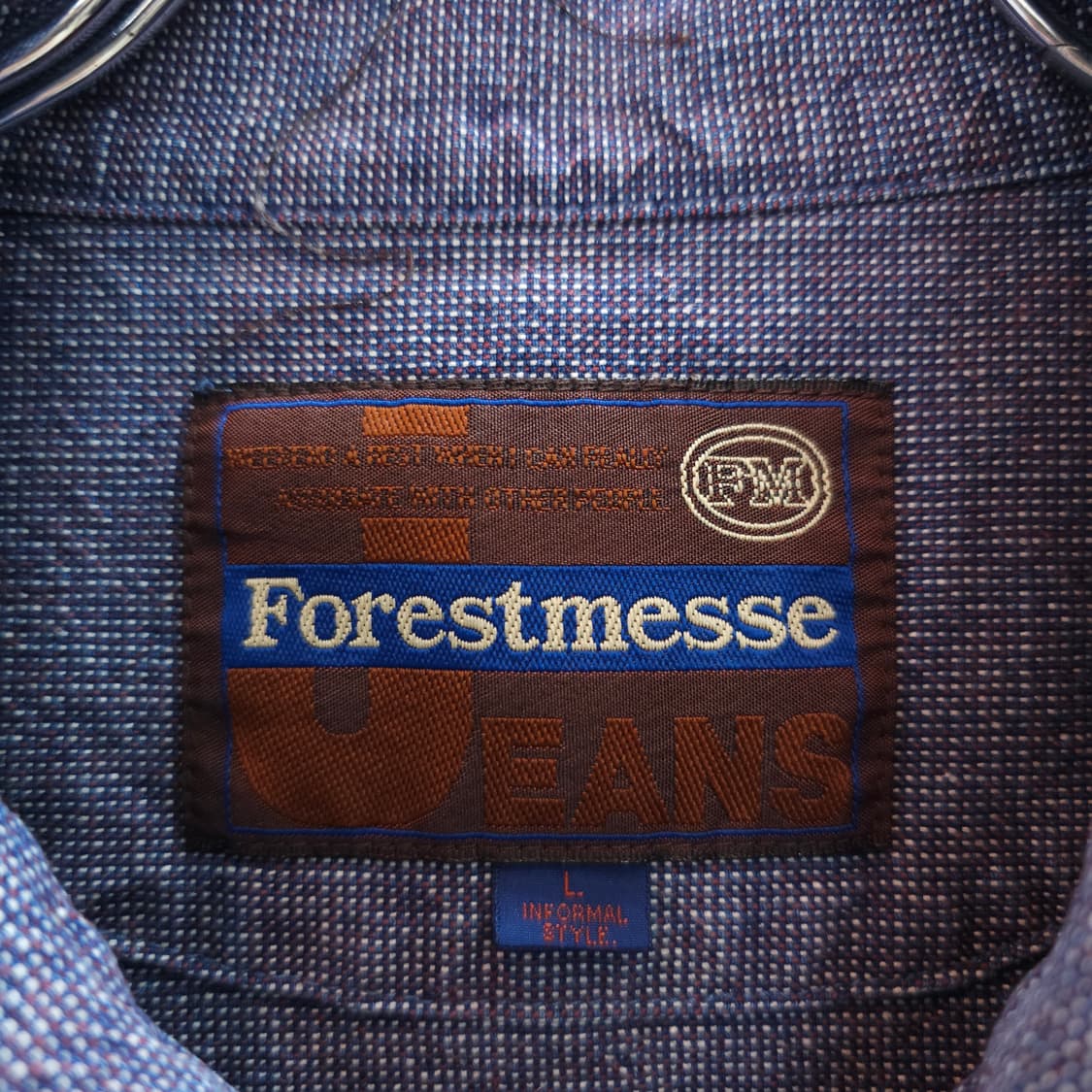 FORESTMESSE 데님 셔츠형 자켓 상품이미지9
