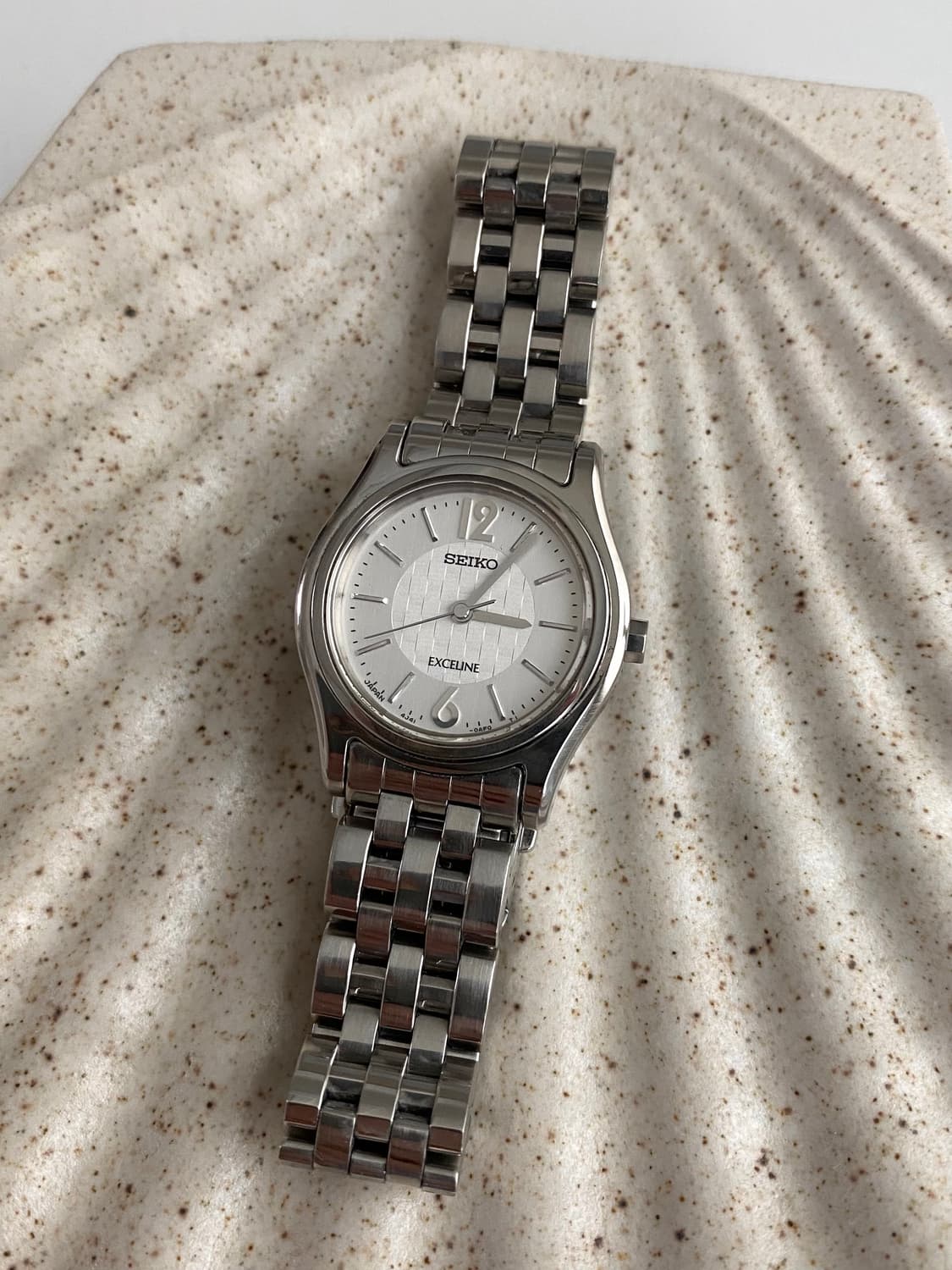 Seiko 세이코 exceline 엑셀린 실버 쿼츠 상품이미지2