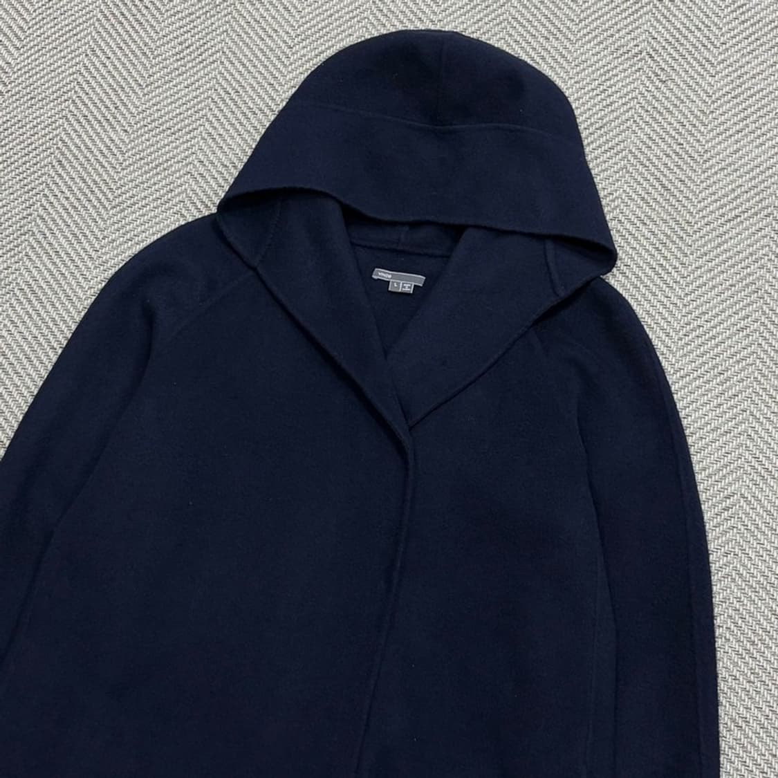 빈스 후드 울 코트 v1522 상품이미지3