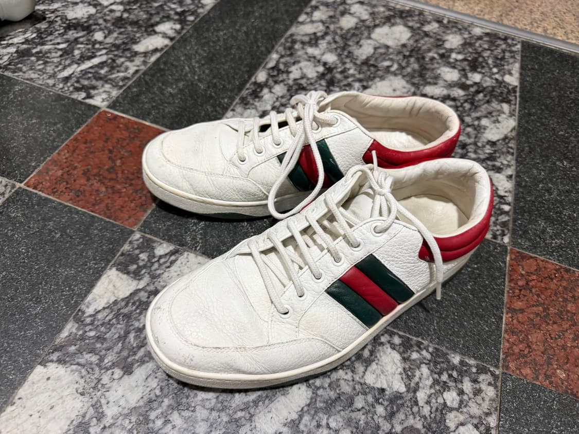 GUCCI 구찌 레더 가죽 스니커즈 운동화 270 상품이미지2