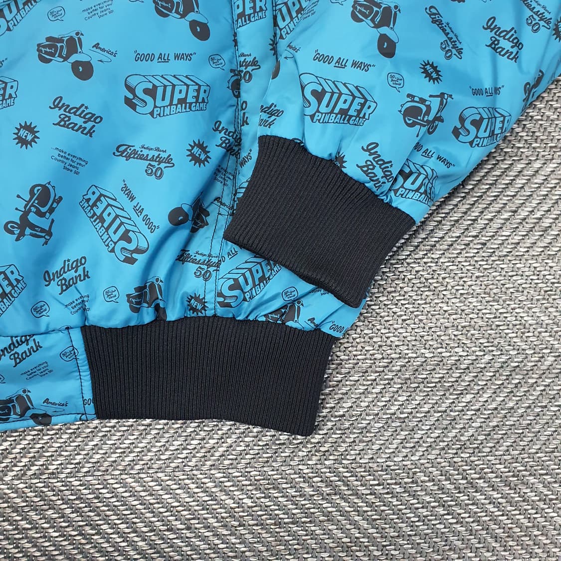 인디고뱅크 패턴 겨울 패딩 남자105 상품이미지4