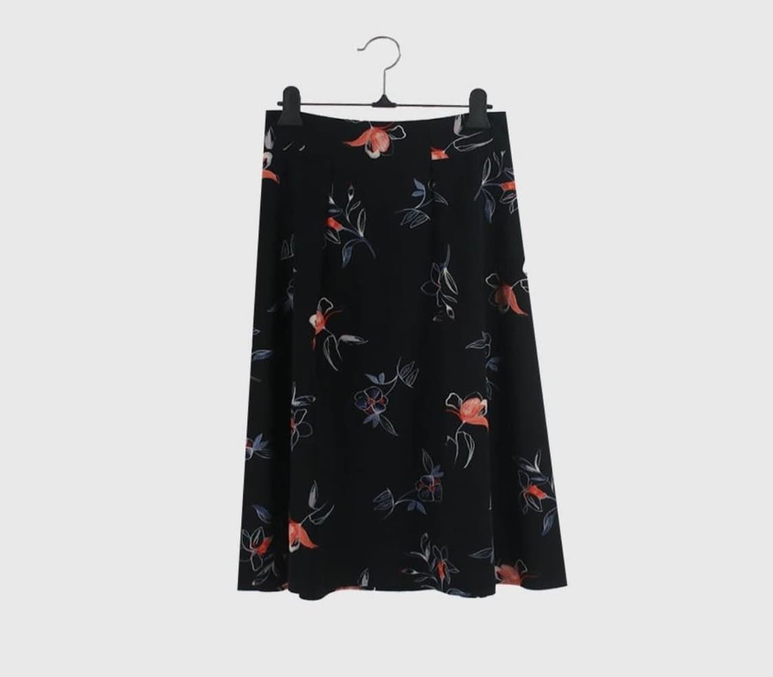 Midnight Coral Flora Skirt 상품이미지1