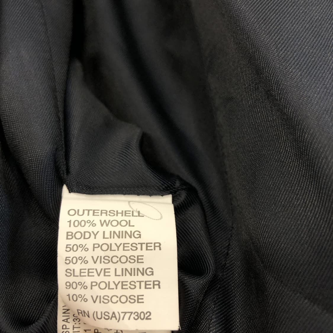 자라 울 100% 체크 콤비자켓 100 사이즈  상품이미지7