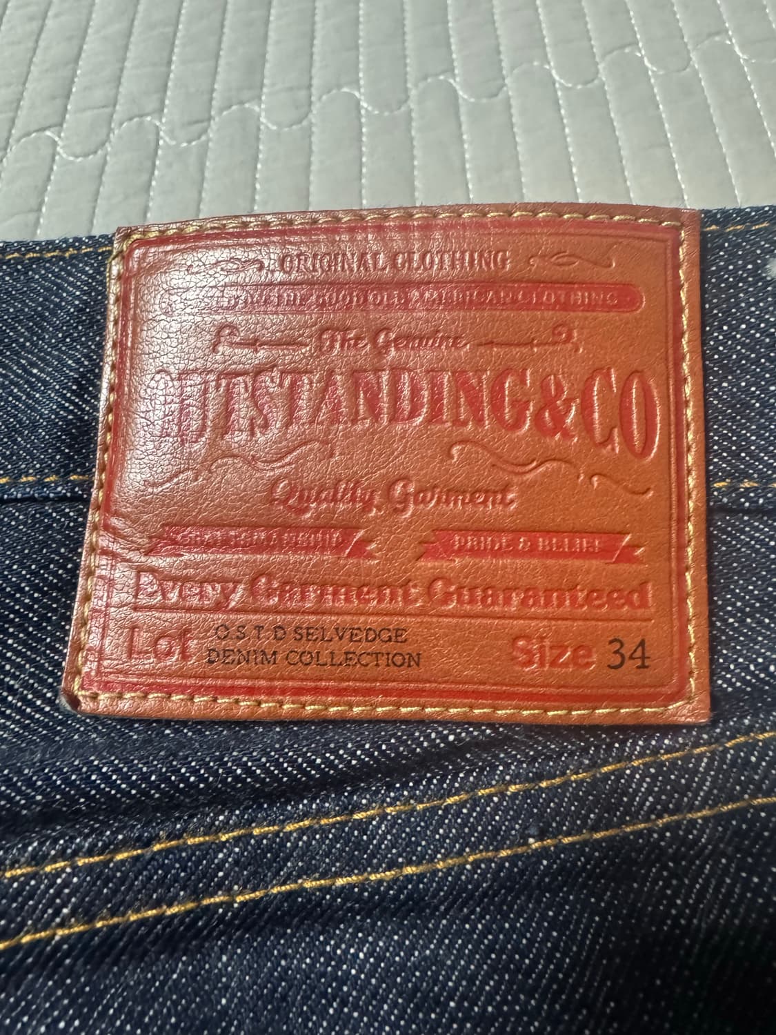 아웃스탠딩 40s 셀비지 데님 상품이미지4