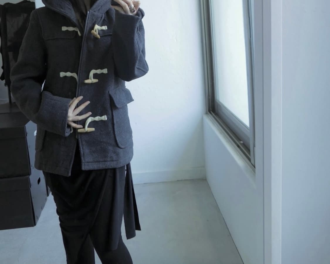 디에이디 [kyobai vintage ] 더플코트 떡볶이 코트 상품이미지4