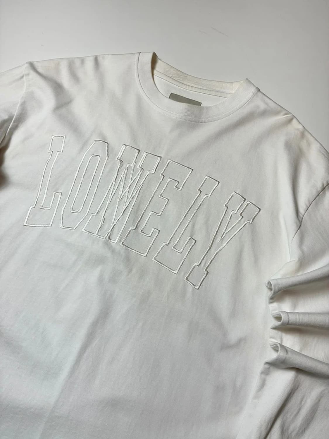 노앙 x 헤어몬 23ss 스펠아웃 로고 롱 슬리브 PN8480 상품이미지2