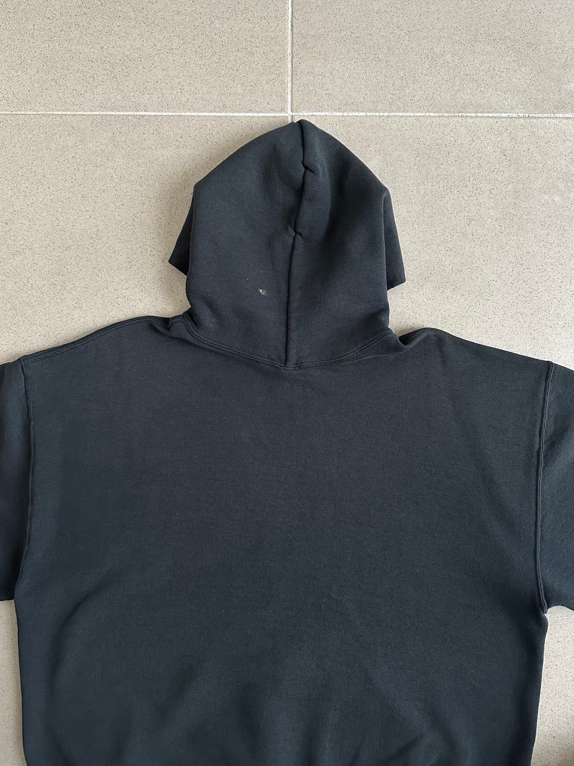 90s 빈티지 러셀 후드 블랙 XL 페인팅 상품이미지4