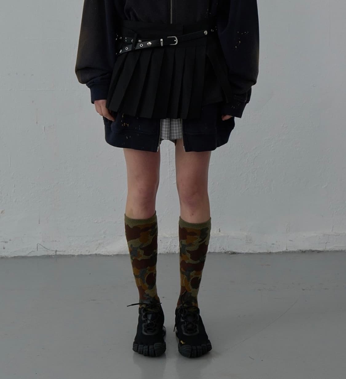 LCDC PLEATS DETAIL LAYERED SKIRT 상품이미지2