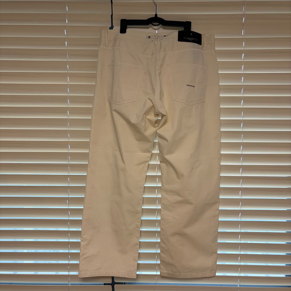 00s 스톤 아일랜드 데님 코튼 치노 팬츠 아이보리 W38 상품이미지5