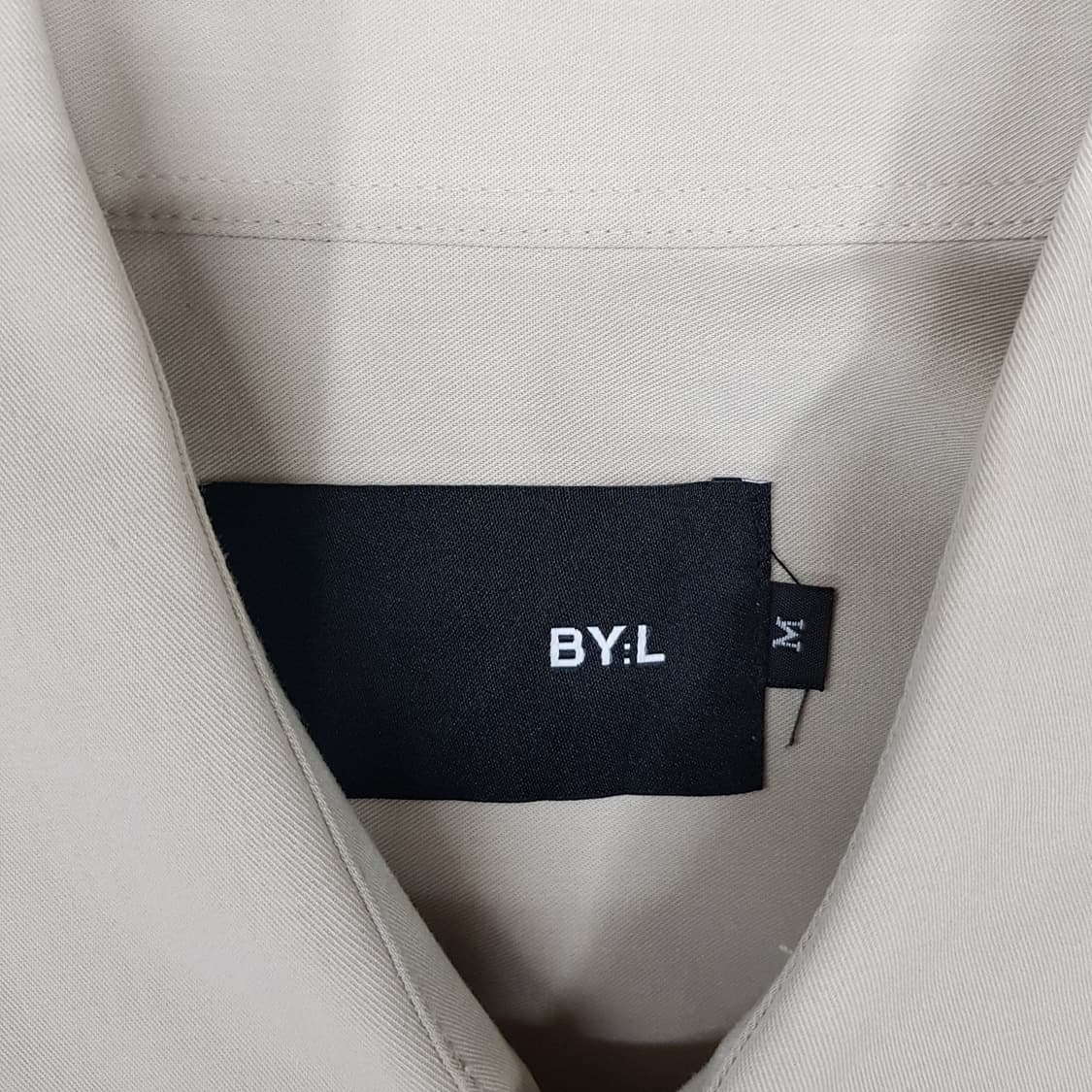 바이엘 베이지 클래식 셔츠 M 상품이미지3