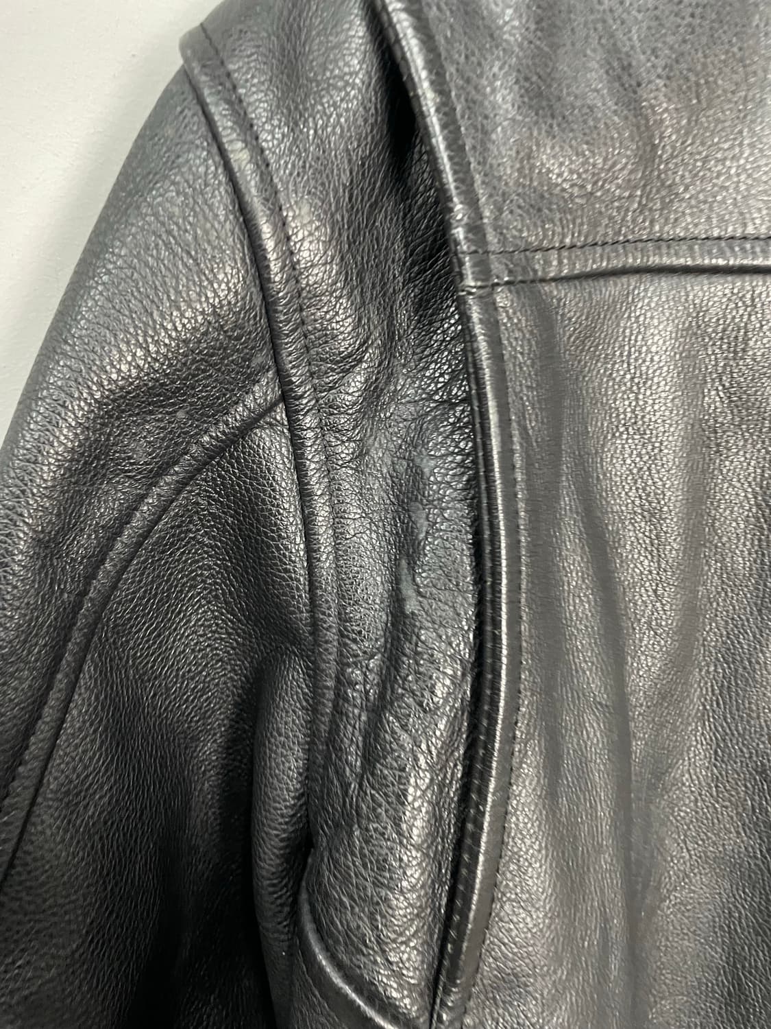 할리 데이비슨 블랙 가죽 라이더 자켓 H2049 상품이미지9