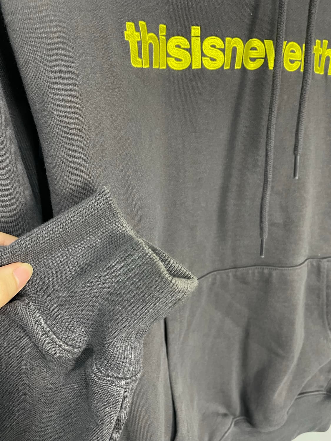 디스이즈네버댓 자수로고 후드티 H2151 상품이미지6