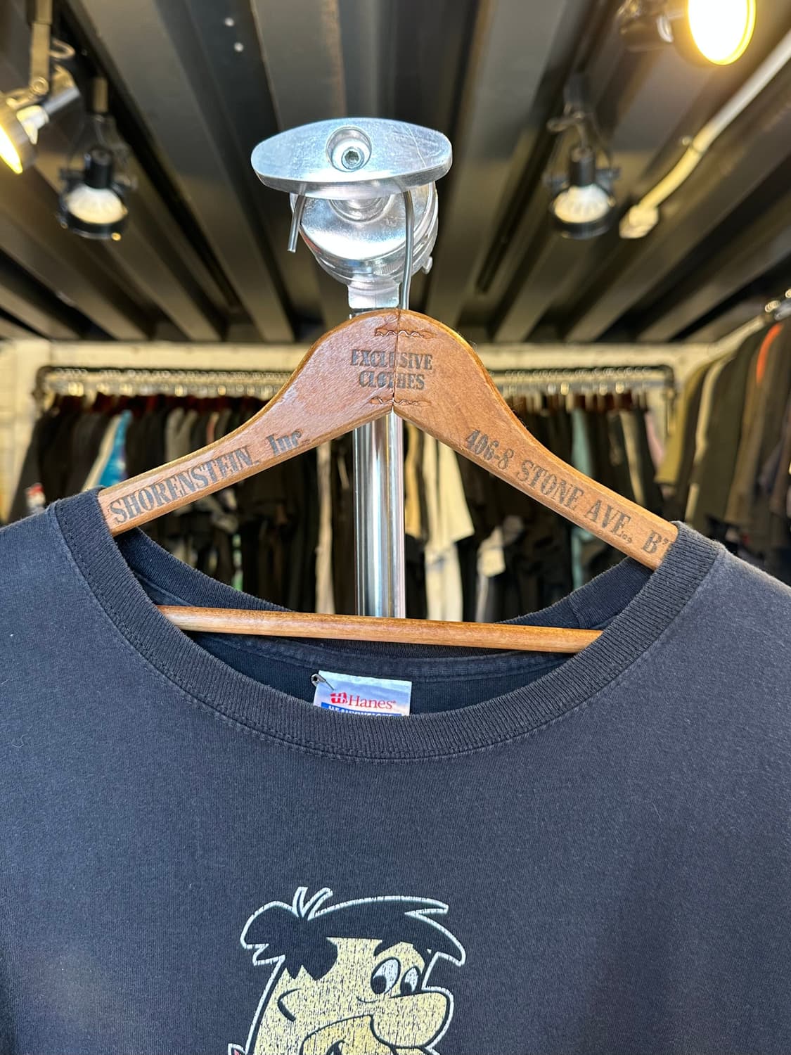 고인돌 가족 플린스톤 프린팅 티셔츠 상품이미지2