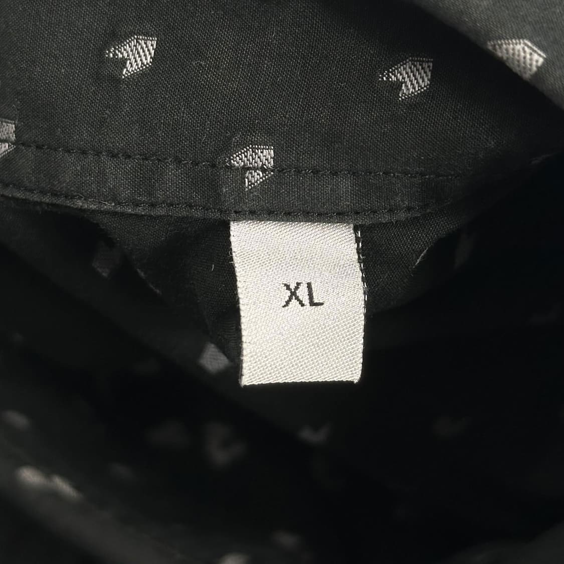 아르마니 클래식 홀로그램 블랙 셔츠 (XL) 상품이미지5