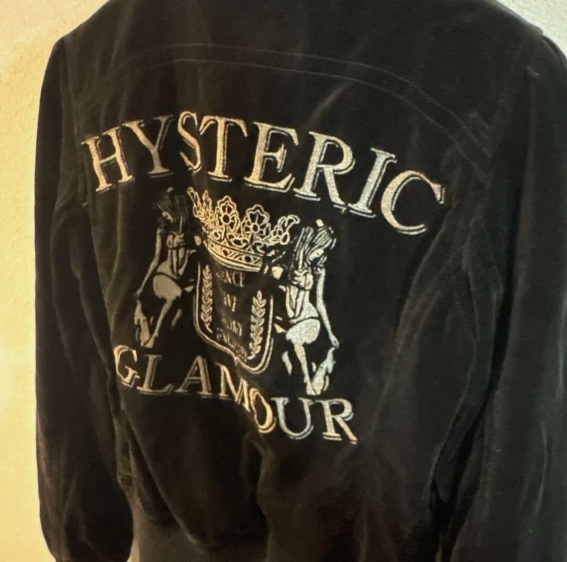 히스테릭글래머 HYSTERIC GLAMOUR 벨벳 블루종 상품이미지10