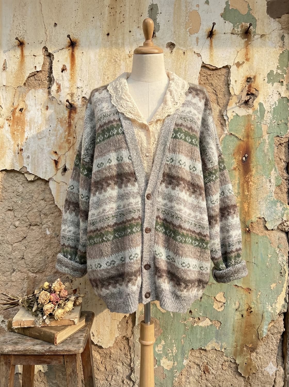 프랑스 니트가디건 상품이미지3