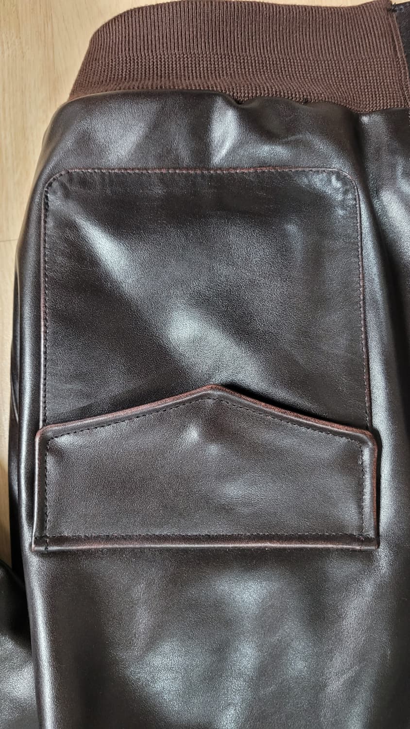 Veluokldly말가죽자켓A2차심 상품이미지5