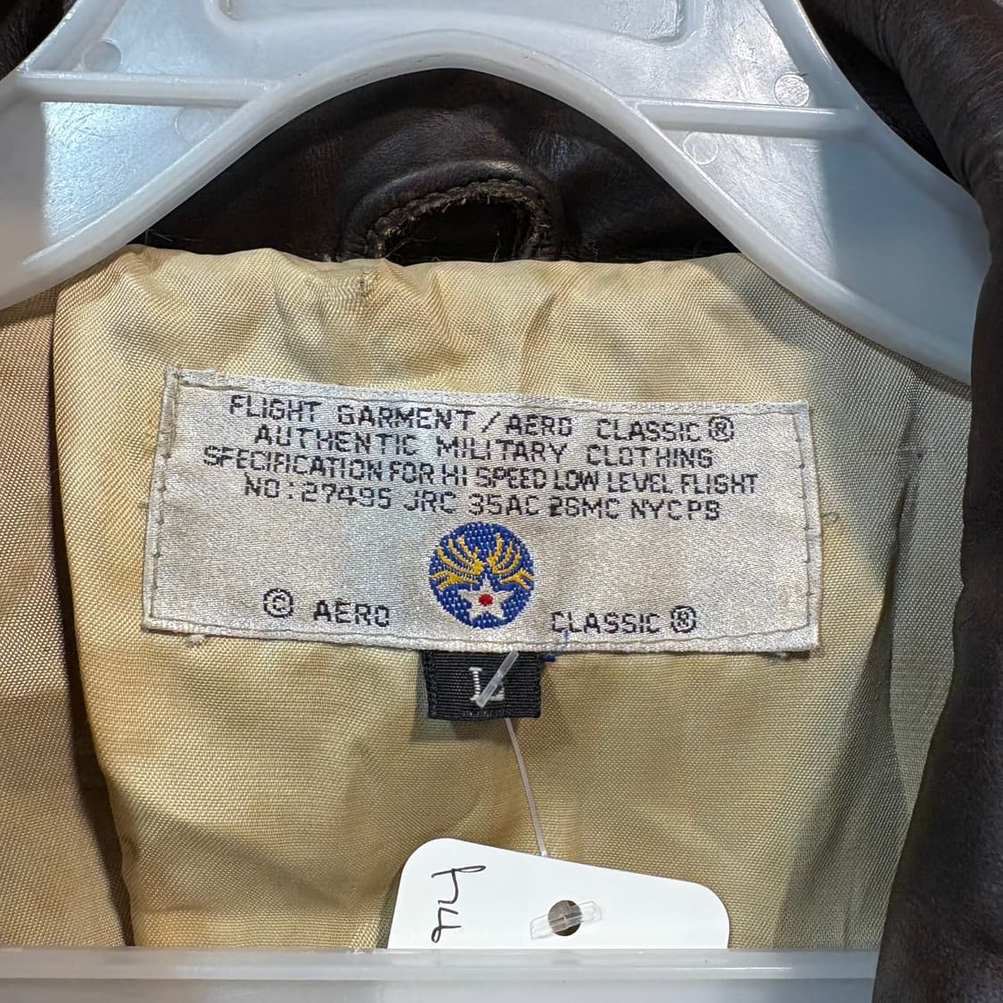 [L] VINTAGE 빈티지 A-2 가죽 자켓 상품이미지7