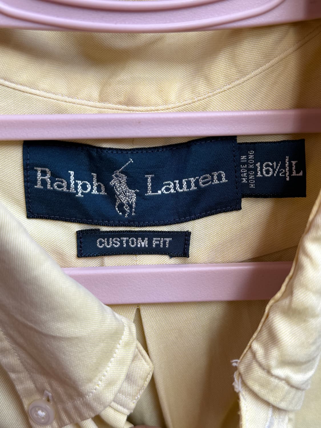 폴로 랄프로렌 옐로우 셔츠 남방 상품이미지3