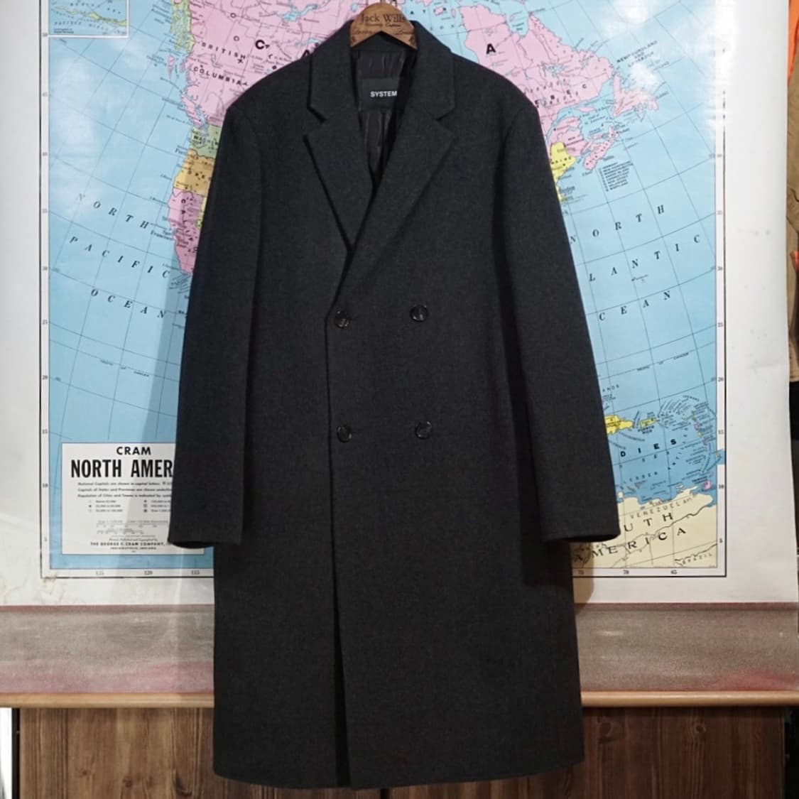 시스템옴므 캐시미어 핸드메이드 코트 상품이미지1