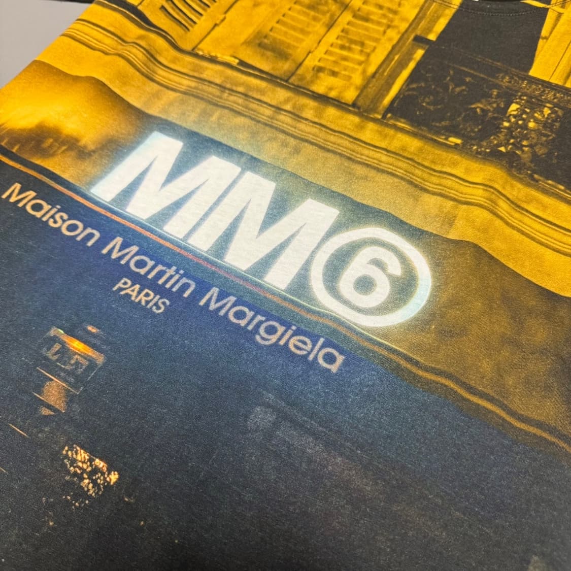MM6 마틴 마르지엘라 파리 숍 그래픽 코튼 반팔 상품이미지6