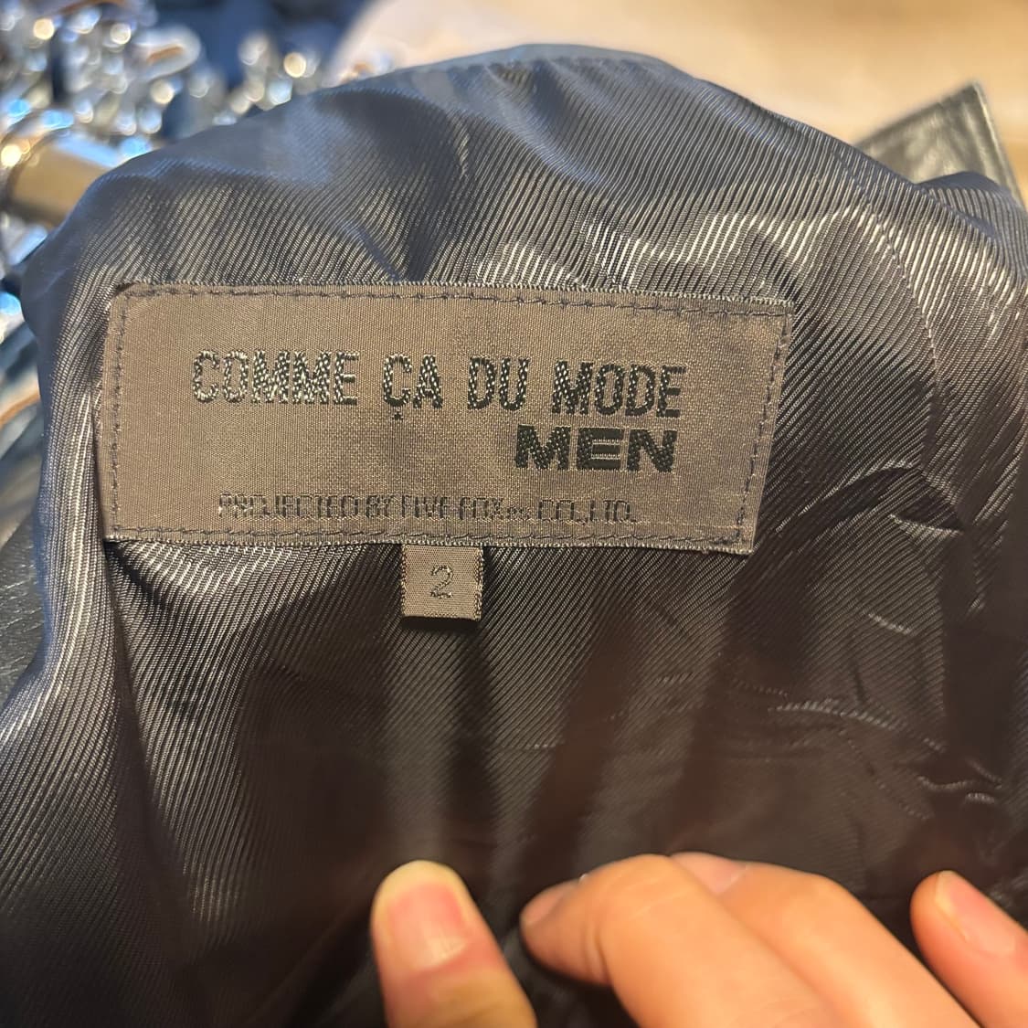 꼼샤이즘 레더 자켓 상품이미지6