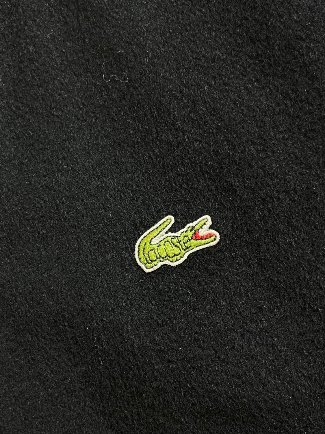 라코스테 빈티지 블랙 모직 블루종 자켓 상품이미지4