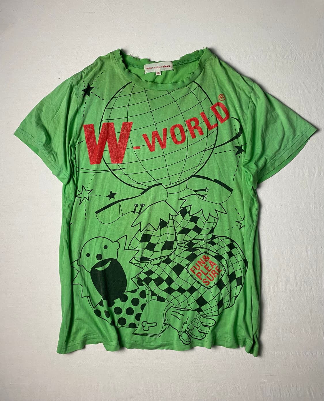 WALTER VAN BEIRENDONCK DISTRESSED SHIRT 상품이미지1