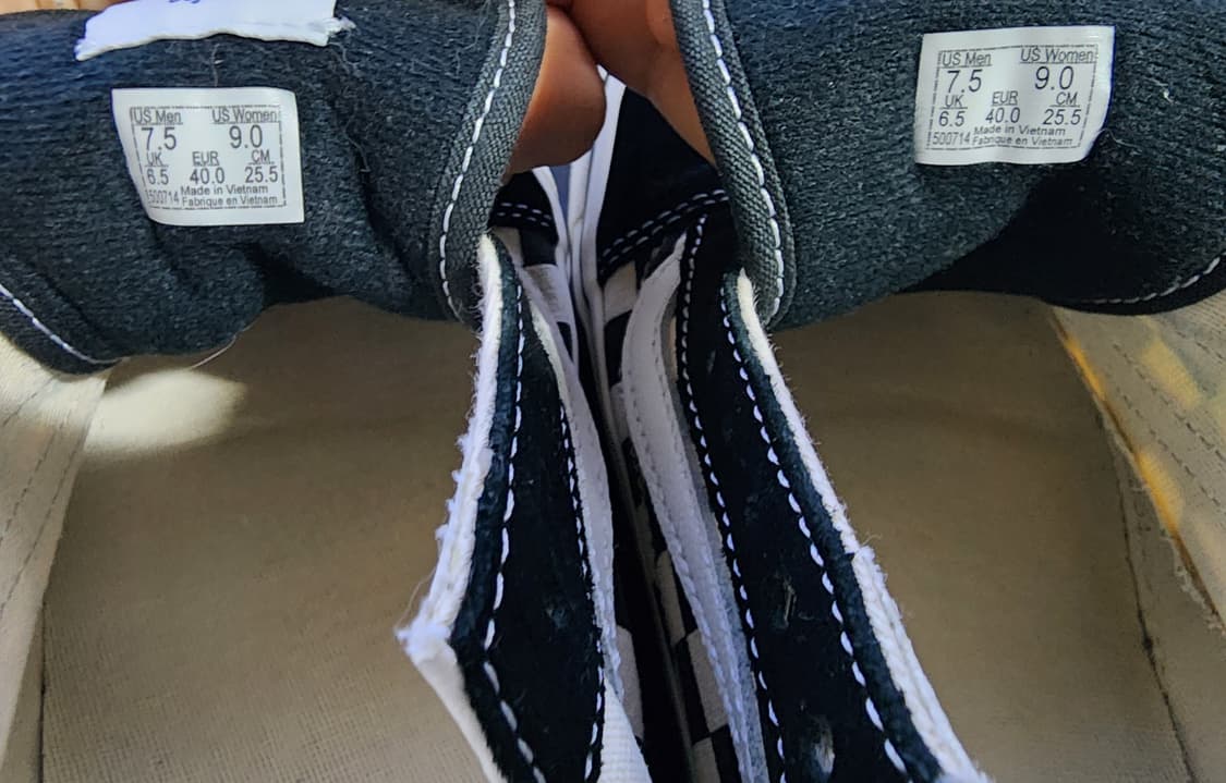 255 반스 올드스쿨 36 DX 에너하임 팩토리 블랙체크 상품이미지9