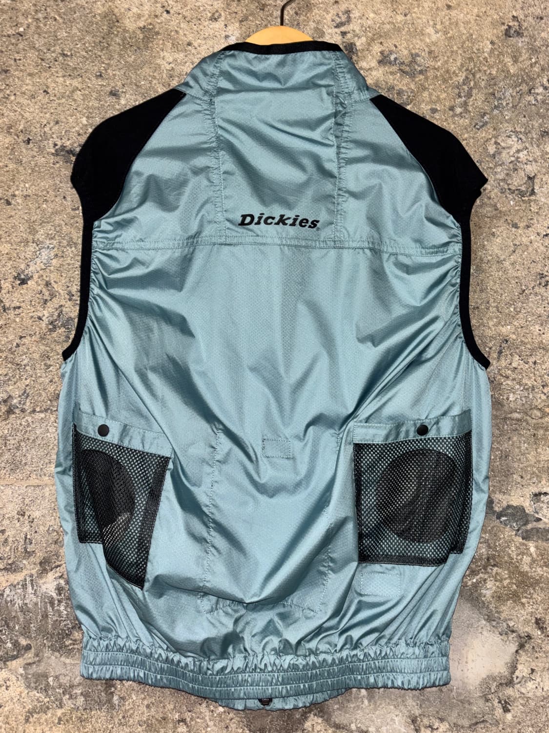 디키즈 블루 아웃도어 바람막이 조끼 상품이미지2