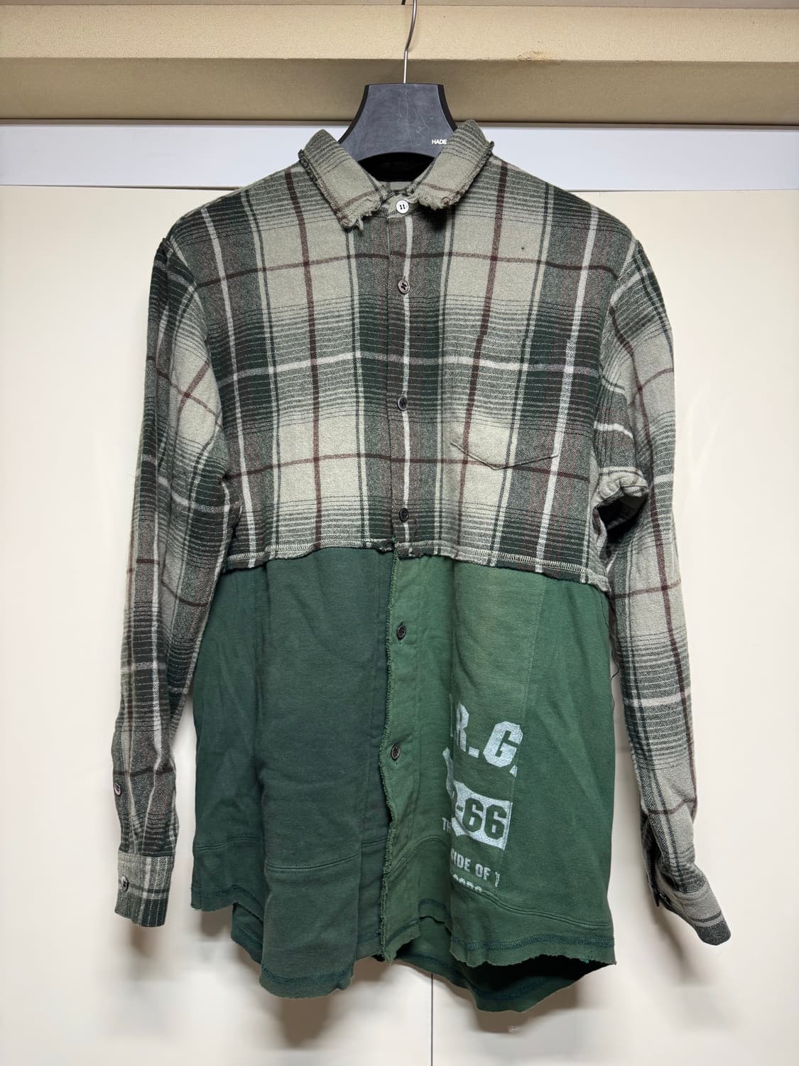 언더커버 03FW 페이퍼돌 하이브리드 플란넬 상품이미지1