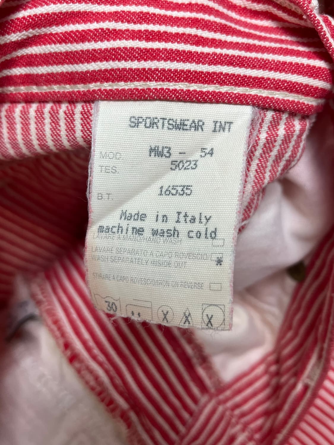 모스키노 빈티지 스트라이프 스커트 상품이미지4